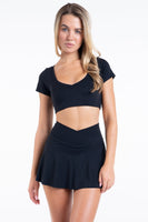 Cloud II® V Cropped Tee - Midnight