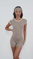 Cloud II® Bra Tee - Cashew Contrast