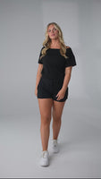Vitality Versa®  Slouch Tee - Midnight