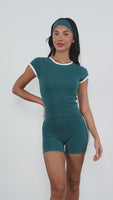 Cloud II® Bra Tee - Spruce Contrast