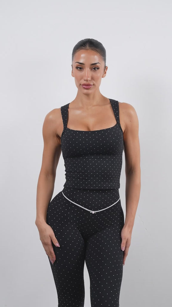 Cloud II® Together Tank - Midnight Polka Dot