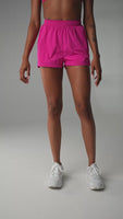 Vitality Surface Run Short - Fuchsia