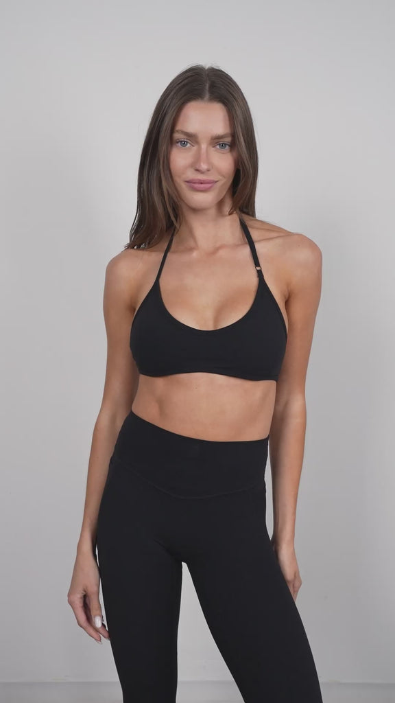 Cloud II® Micro Halter Bra - Midnight