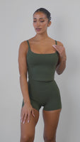 Cloud II® Scoop Tank - Olive
