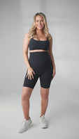 Cloud II® Maternity Biker Short - Midnight