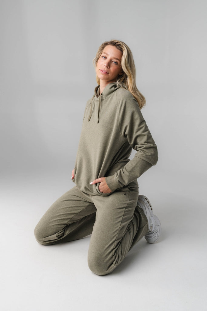 Vitality Studio® Uni Hoodie - Matcha Marl