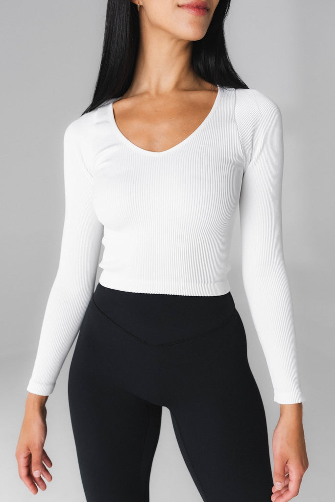 Vitality Synergy® V Long Sleeve - Snow