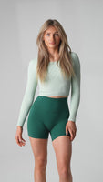 Vitality Synergy® Open Back Long Sleeve - Mint