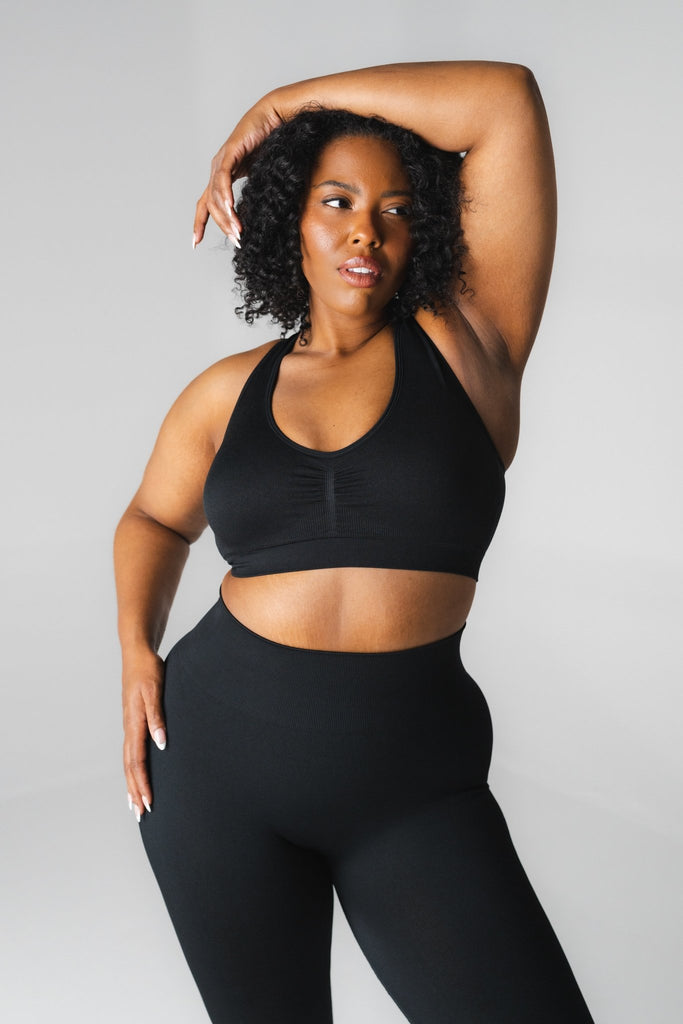 Evoke V Bra - Midnight, Women's Bra from Vitality Athletic and Athleisure Wear