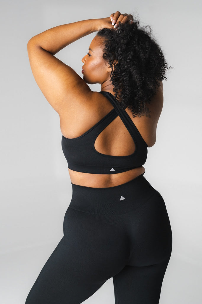 Evoke V Bra - Midnight, Women's Bra from Vitality Athletic and Athleisure Wear